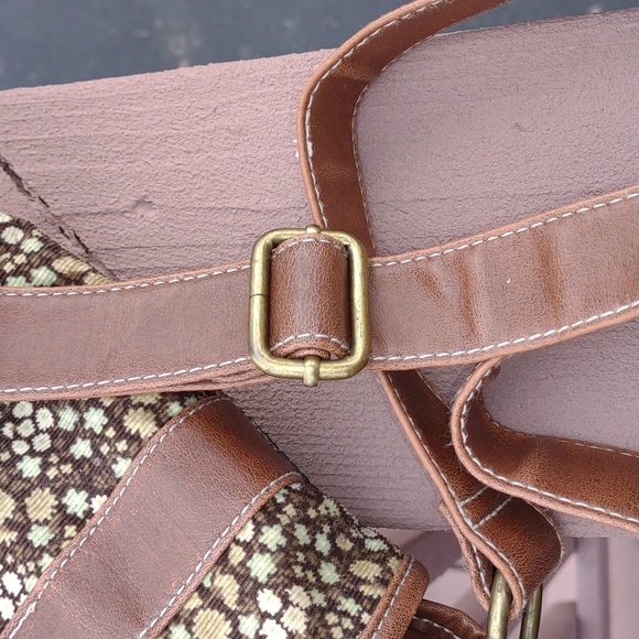 ๐VINTAGE๐ UNIONBAY Ditsy Floral Corduroy Fabric Shoulder Bag - Picture 16 of 16